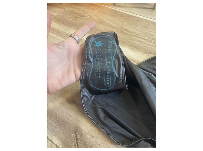 Autre Marque Bandeau-Einteiler Schwarz Orange - Ansicht 6