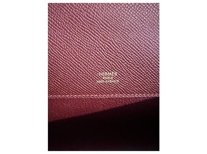 Clutch Kelly Cut di Hermès Bordò - vista 4