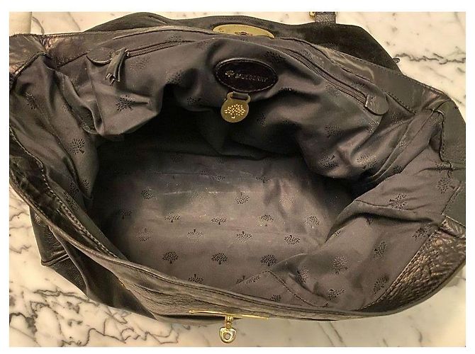 Mulberry Alexa Oversized Schwarz Gold hardware - Ansicht 6