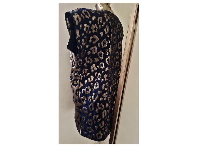 Autre Marque Top MOIMOI con estampado de leopardo Negro Dorado - vista 10