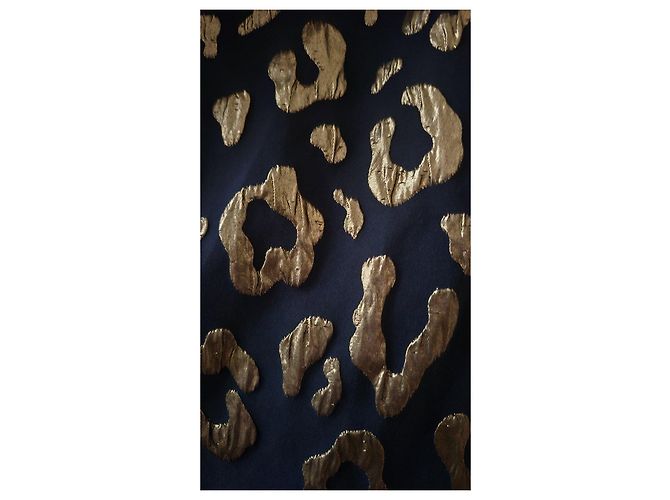 Autre Marque Top MOIMOI con estampado de leopardo Negro Dorado - vista 11