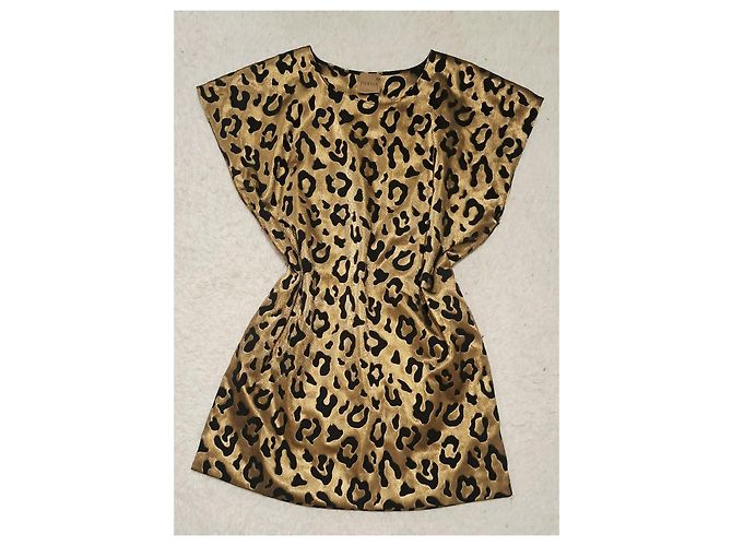Autre Marque Top MOIMOI con estampado de leopardo Negro Dorado - vista 17