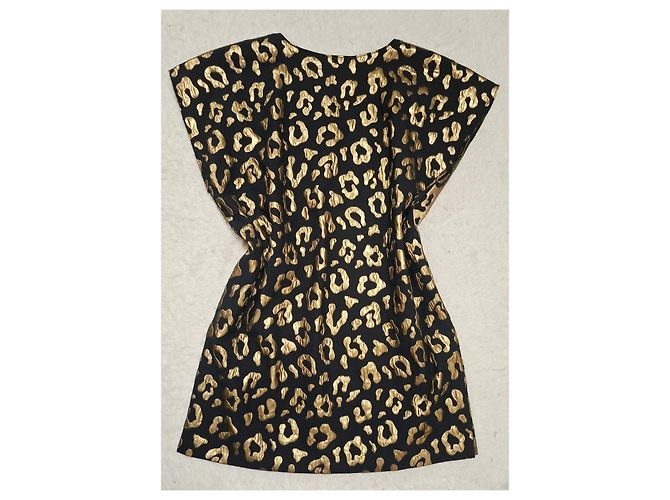 Autre Marque Top MOIMOI con estampado de leopardo Negro Dorado - vista 19