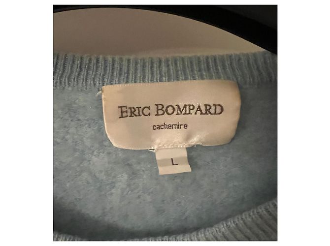Eric Bompard Kaschmirpullover Hellblau - Ansicht 4