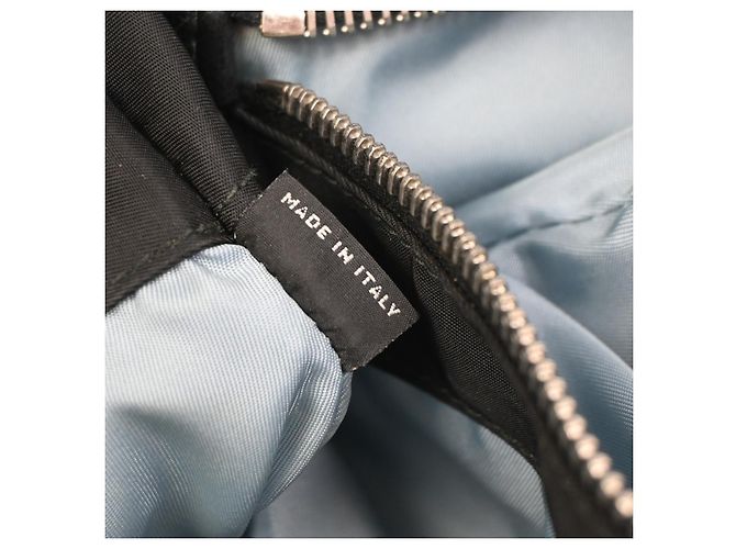 Prada Etikette Tote Tessuto Groß Schwarz - Ansicht 6