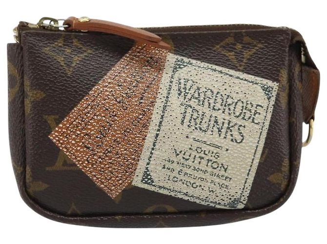 LOUIS VUITTON Collezione Etichetta Monogram Trousse Cre Pouch M63800 LV Auth mr2261 - vista 13
