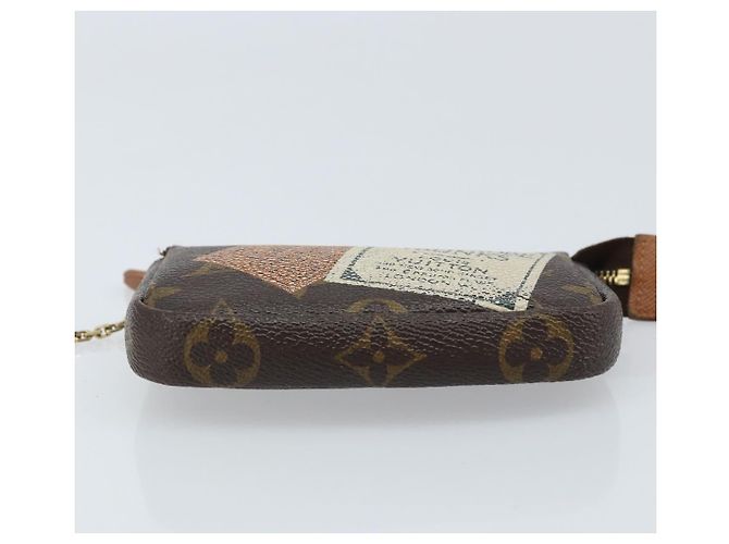 LOUIS VUITTON Collezione Etichetta Monogram Trousse Cre Pouch M63800 LV Auth mr2261 - vista 6