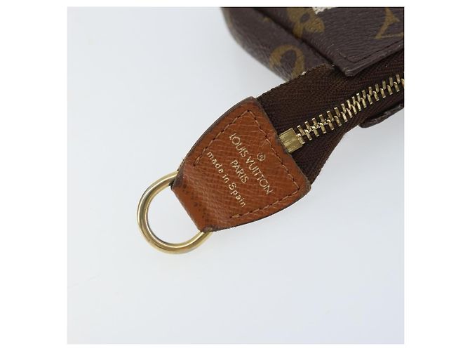 LOUIS VUITTON Collezione Etichetta Monogram Trousse Cre Pouch M63800 LV Auth mr2261 - vista 9
