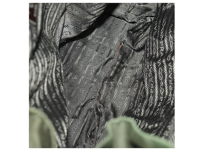 PRADA Rucksack aus Nylon grün silber authentisch 172520 - Ansicht 11