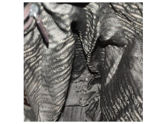 PRADA Rucksack aus Nylon grün silber authentisch 172520 - Ansicht 20