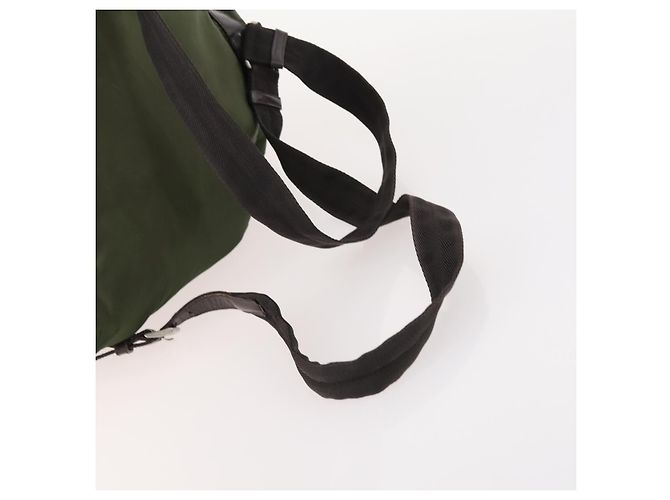PRADA Rucksack aus Nylon grün silber authentisch 172520 - Ansicht 7