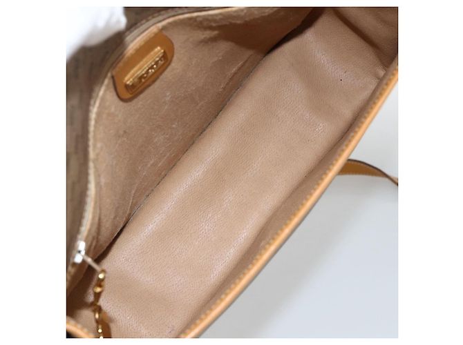 Gucci Borsa a Spalla Micro GG Supreme PVC Beige Oro 001 904 0915 Auth ka3456 D'oro - vista 10