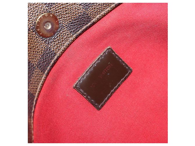 LOUIS VUITTON Borsa a Spalla Damier Ebene Bloomsbury GM N42250 LV Auth BA11765 - vista 22
