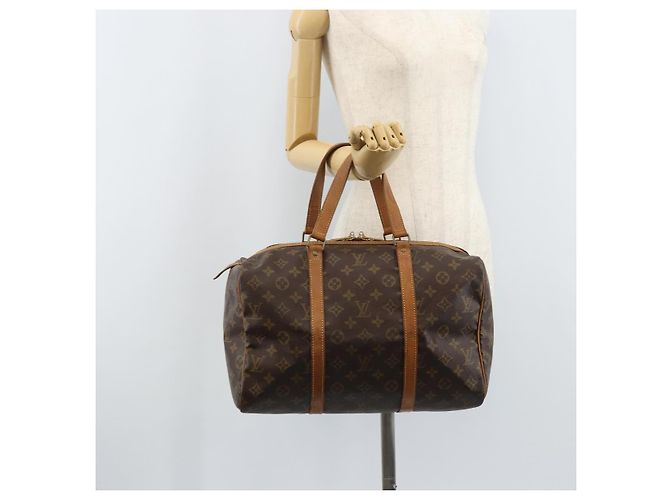 LOUIS VUITTON Sac Souple 35 Monogram Sac de Boston M41626 LV Auth YKZ540 Monogramme - vue 20