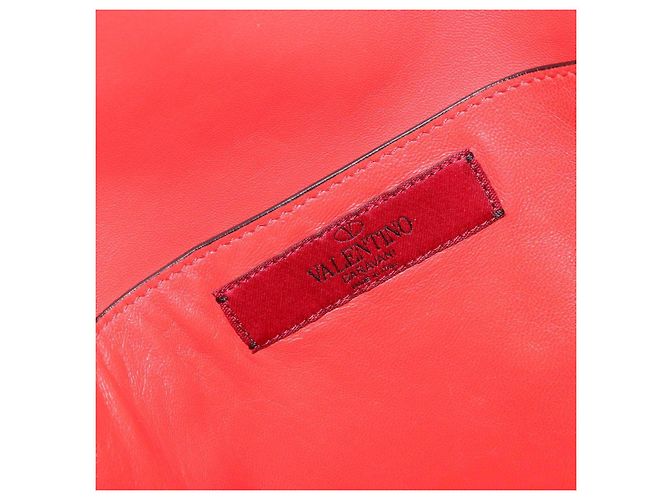 VALENTINO Backpack Leather Light Blue Gold Auth bs34124 Golden - view 20