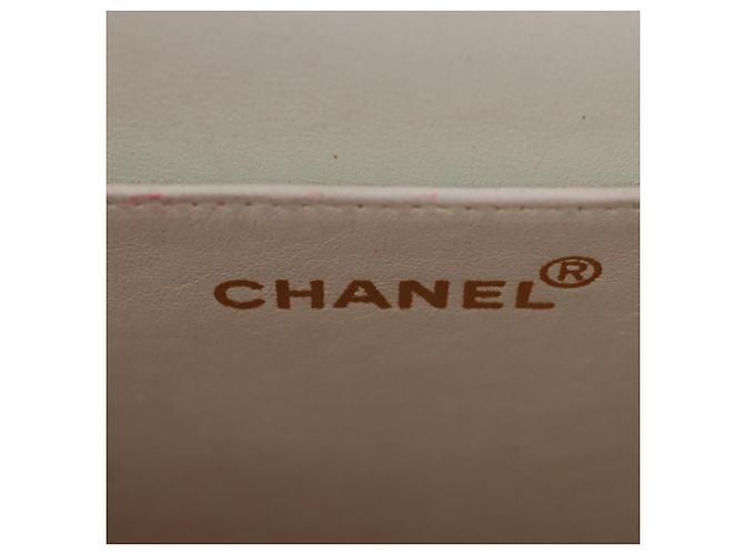 CHANEL Grande Borsa a Spalla Matelassé 35 in Tela Oro Rosso CC Auth BAZ742V D'oro - vista 20
