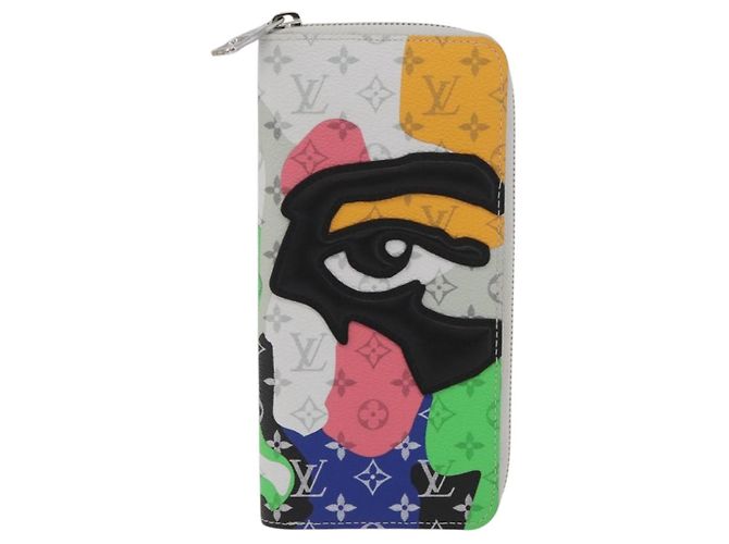 Portafoglio Verticale Zippy Monogram LV Portrait LOUIS VUITTON M82590 Auth LV 167169SM Multicolore - vista 13