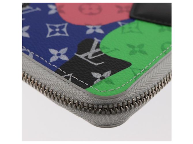 Portafoglio Verticale Zippy Monogram LV Portrait LOUIS VUITTON M82590 Auth LV 167169SM Multicolore - vista 14