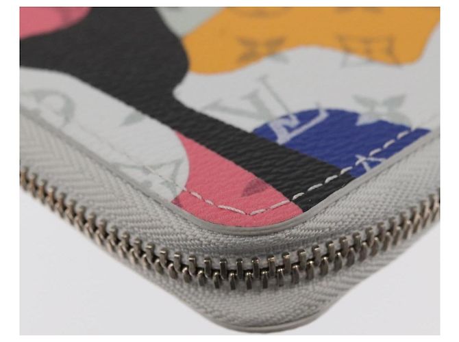 Portafoglio Verticale Zippy Monogram LV Portrait LOUIS VUITTON M82590 Auth LV 167169SM Multicolore - vista 15