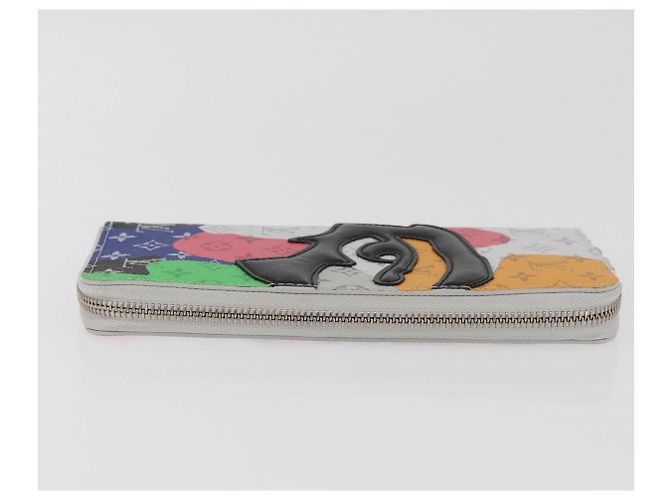 Portafoglio Verticale Zippy Monogram LV Portrait LOUIS VUITTON M82590 Auth LV 167169SM Multicolore - vista 3