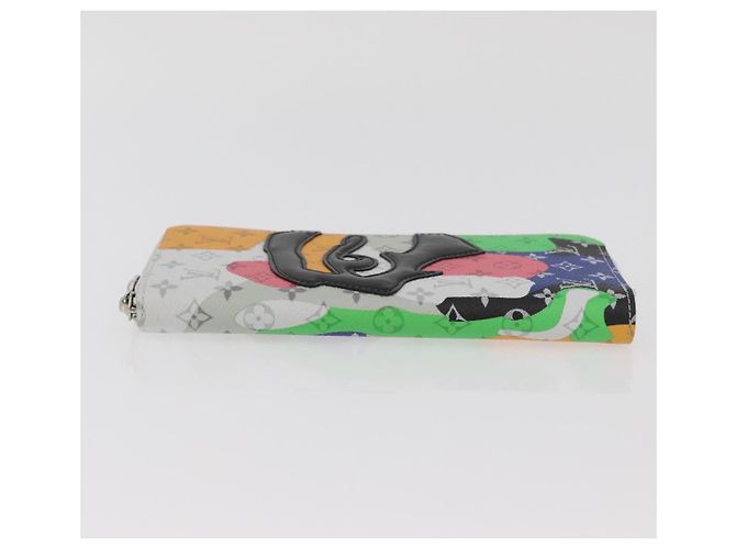 Portafoglio Verticale Zippy Monogram LV Portrait LOUIS VUITTON M82590 Auth LV 167169SM Multicolore - vista 4
