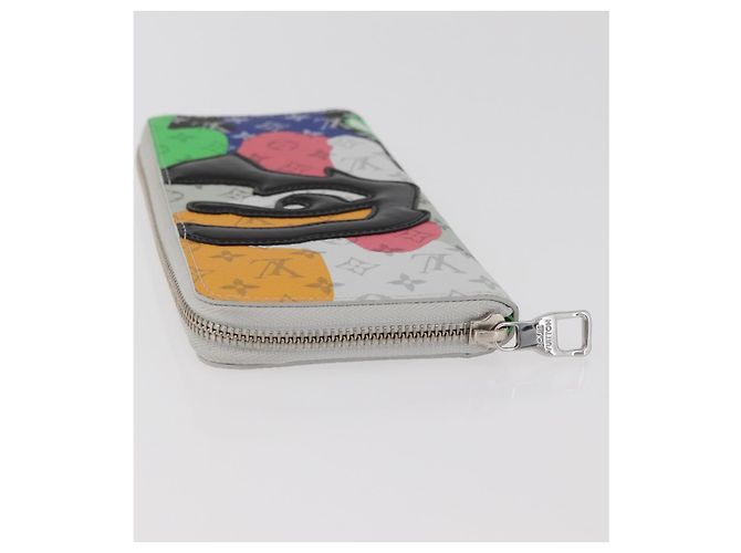 Portafoglio Verticale Zippy Monogram LV Portrait LOUIS VUITTON M82590 Auth LV 167169SM Multicolore - vista 5