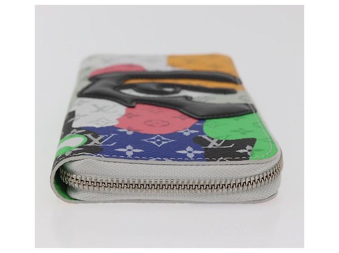 Portafoglio Verticale Zippy Monogram LV Portrait LOUIS VUITTON M82590 Auth LV 167169SM Multicolore - vista 6