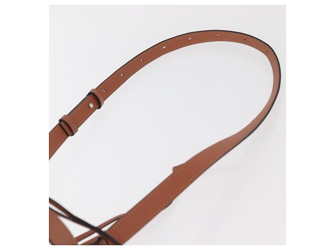 LOEWE - Ghibli Il Mio Vicino Totoro Borsa Secchiello Nera Profonda in Tela Auth 167150SM Marrone - vista 15
