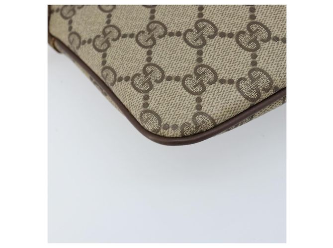 Borsa Sherry Line GG Supreme Web di GUCCI in PVC Beige e Oro 904 02 047 Auth ka3455 D'oro - Ansicht 15