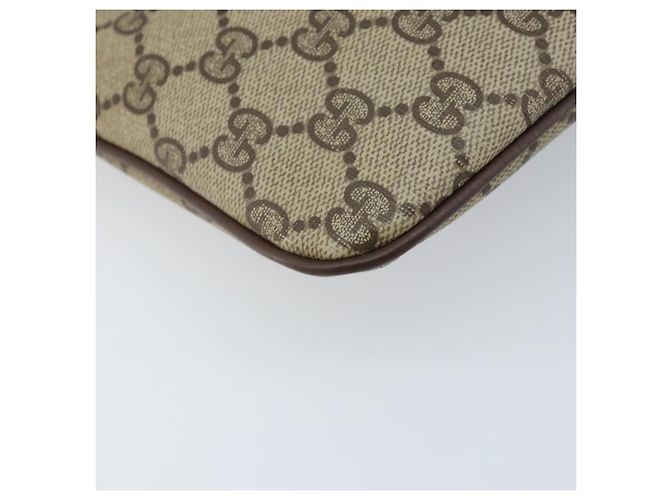 Borsa Sherry Line GG Supreme Web di GUCCI in PVC Beige e Oro 904 02 047 Auth ka3455 D'oro - Ansicht 17