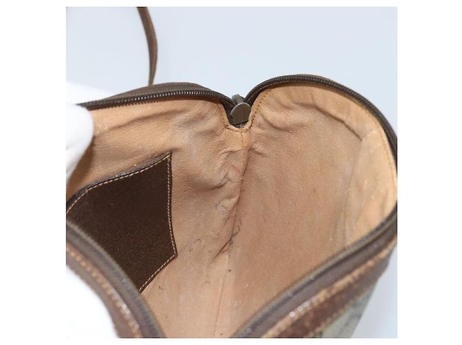 Borsa Sherry Line GG Supreme Web di GUCCI in PVC Beige e Oro 904 02 047 Auth ka3455 D'oro - Ansicht 20