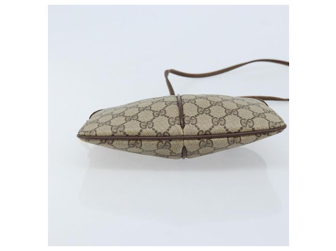 Borsa Sherry Line GG Supreme Web di GUCCI in PVC Beige e Oro 904 02 047 Auth ka3455 D'oro - Ansicht 5