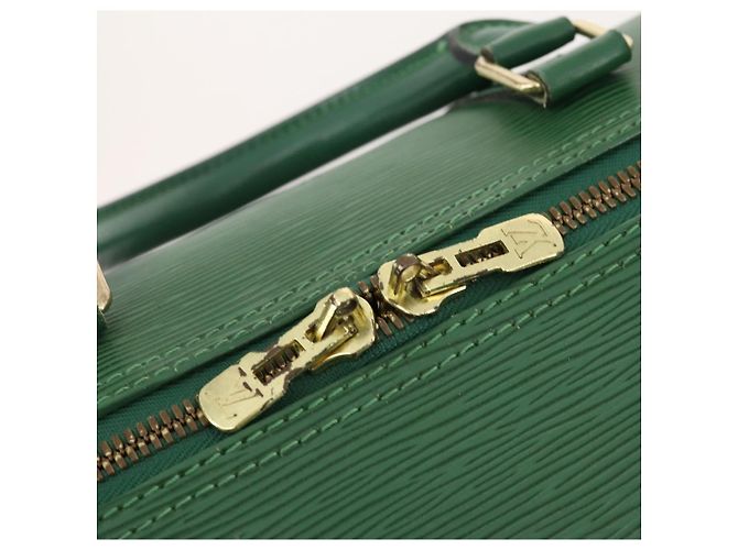 LOUIS VUITTON Epi Keepall 55 Borsa Boston Verde M42954 LV Auth AMZ128 - vista 10