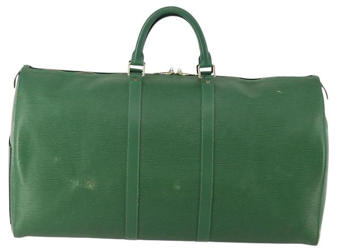 LOUIS VUITTON Epi Keepall 55 Borsa Boston Verde M42954 LV Auth AMZ128 - vista 2