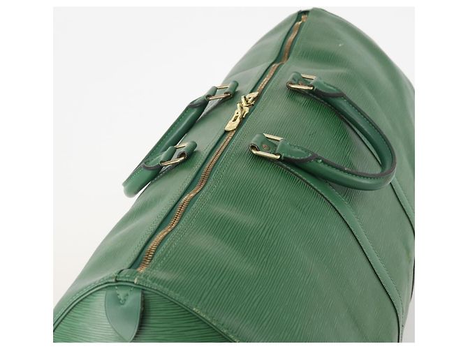 LOUIS VUITTON Epi Keepall 55 Borsa Boston Verde M42954 LV Auth AMZ128 - vista 6