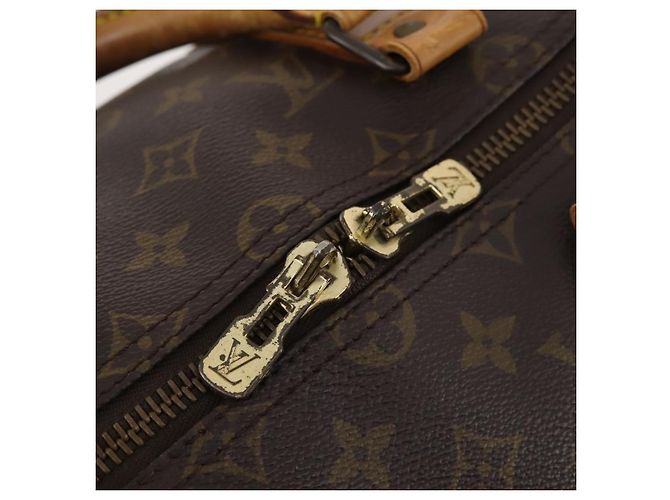 LOUIS VUITTON Borsa Boston Monogram Keepall 50 M41426 Auth LV YKZ016 Monogramma - vista 19