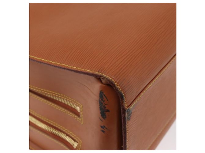 LOUIS VUITTON Bolso de Mano Epi Sorbonne Zipangu Oro M54518 LV Auth ep13869 - vista 10