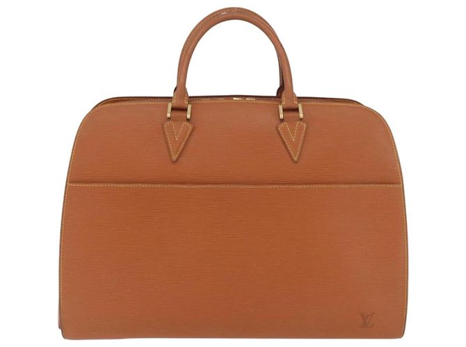LOUIS VUITTON Bolso de Mano Epi Sorbonne Zipangu Oro M54518 LV Auth ep13869 - vista 13