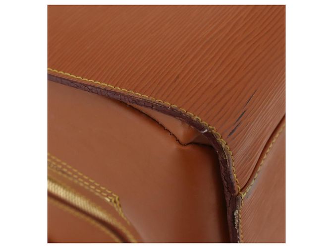 LOUIS VUITTON Bolso de Mano Epi Sorbonne Zipangu Oro M54518 LV Auth ep13869 - vista 14