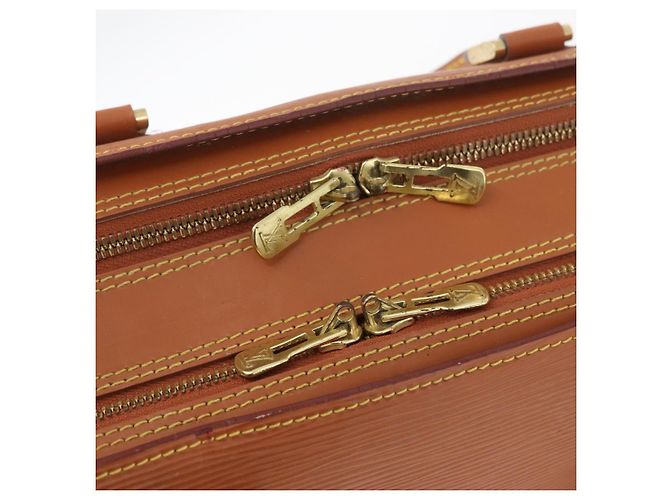 LOUIS VUITTON Bolso de Mano Epi Sorbonne Zipangu Oro M54518 LV Auth ep13869 - vista 17