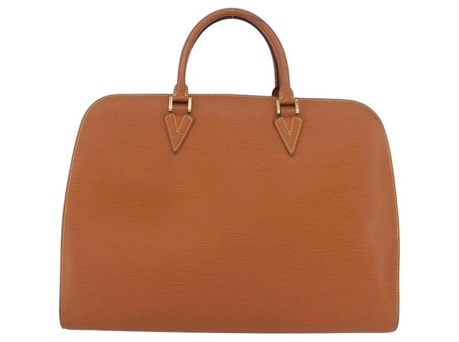 LOUIS VUITTON Bolso de Mano Epi Sorbonne Zipangu Oro M54518 LV Auth ep13869 - vista 2