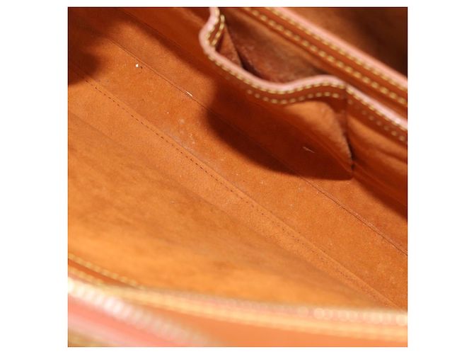 LOUIS VUITTON Bolso de Mano Epi Sorbonne Zipangu Oro M54518 LV Auth ep13869 - vista 21