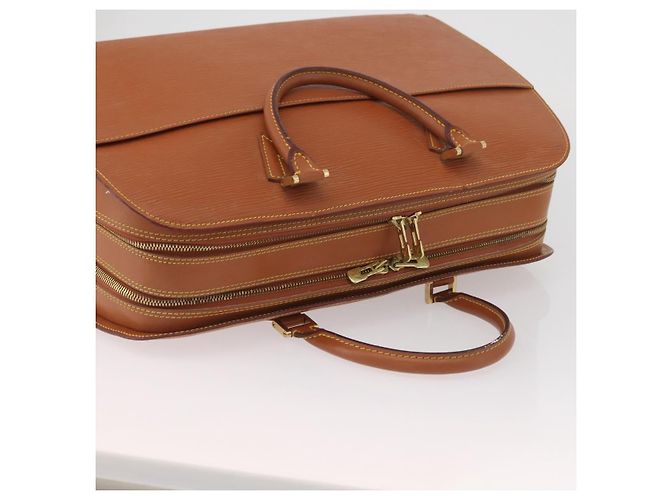 LOUIS VUITTON Bolso de Mano Epi Sorbonne Zipangu Oro M54518 LV Auth ep13869 - vista 7