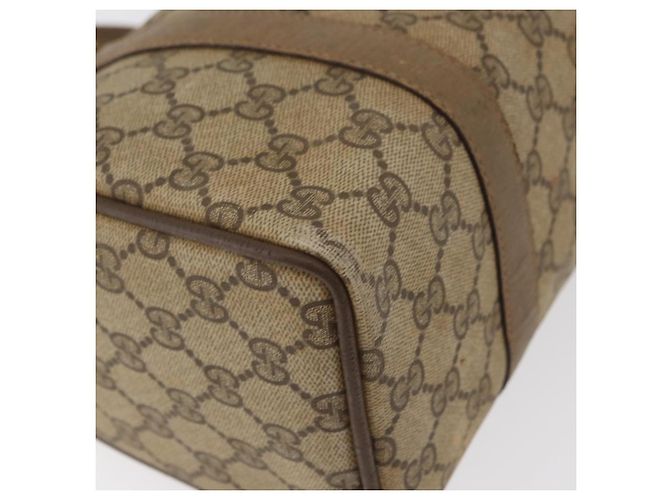 Borsa Boston in PVC beige e oro della linea Sherry GG Supreme di GUCCI 40 02 006 Auth BAZ553 D'oro - vista 15