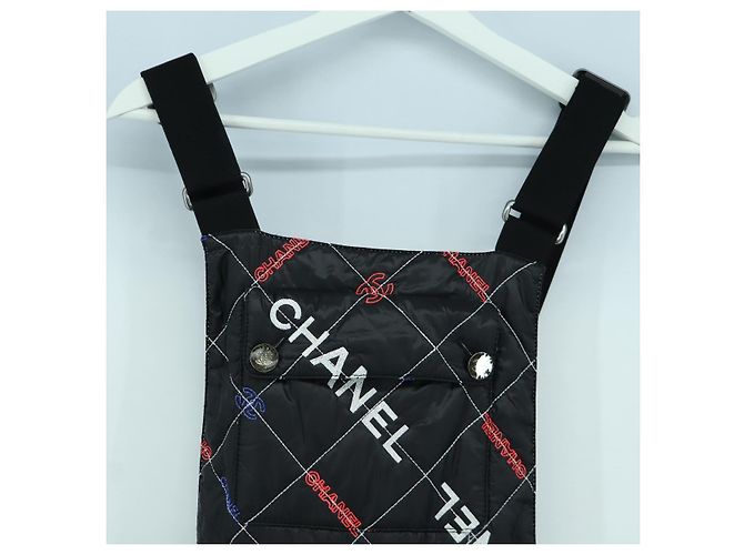 CHANEL Mono de Poliéster Negro CC Auth AMZ550SM - vista 3