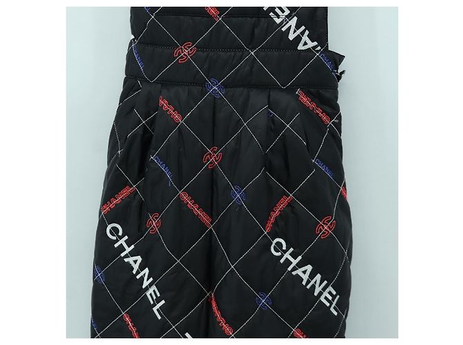 CHANEL Mono de Poliéster Negro CC Auth AMZ550SM - vista 4