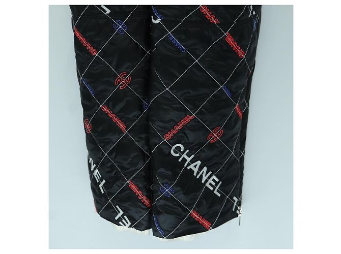 CHANEL Mono de Poliéster Negro CC Auth AMZ550SM - vista 6