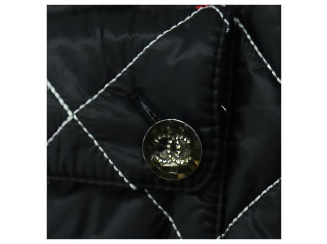 CHANEL Mono de Poliéster Negro CC Auth AMZ550SM - vista 7
