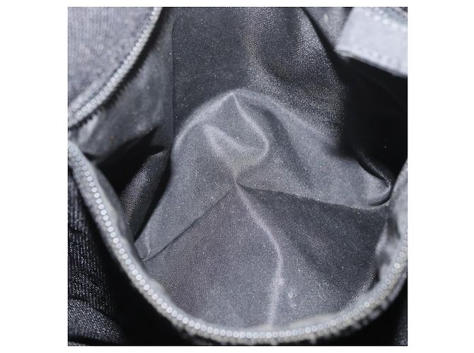 Prada Tote Bag aus schwarzem Nylon mit Silber authentisch kk655 - Ansicht 21