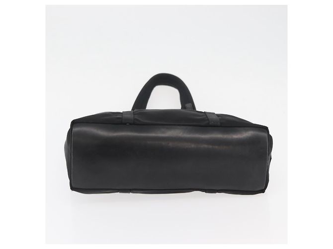 Prada Tote Bag aus schwarzem Nylon mit Silber authentisch kk655 - Ansicht 5